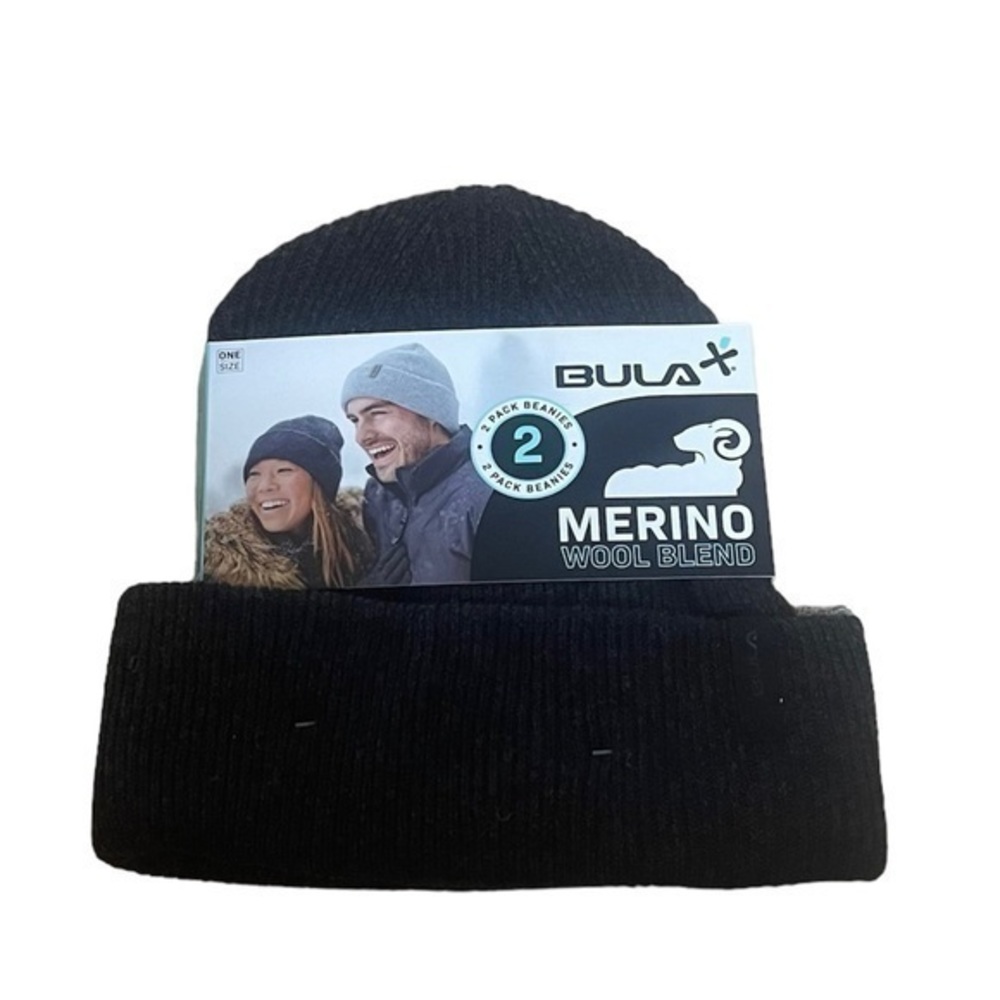 Bula Merino Unisex Wool Blend Beanies - NWT
